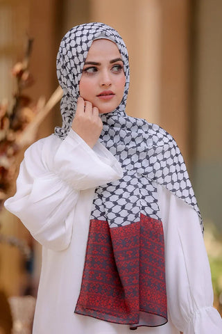 Picture of Malbus - Palestine Hijab - Concord - Available at Raja Sahib