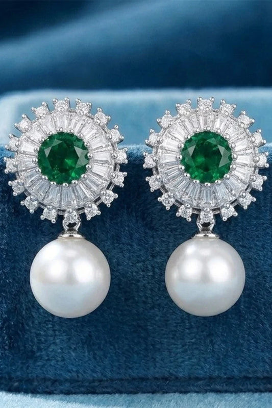 Pastels - Starburst Pearl Drop Earring Collection - [A]E585