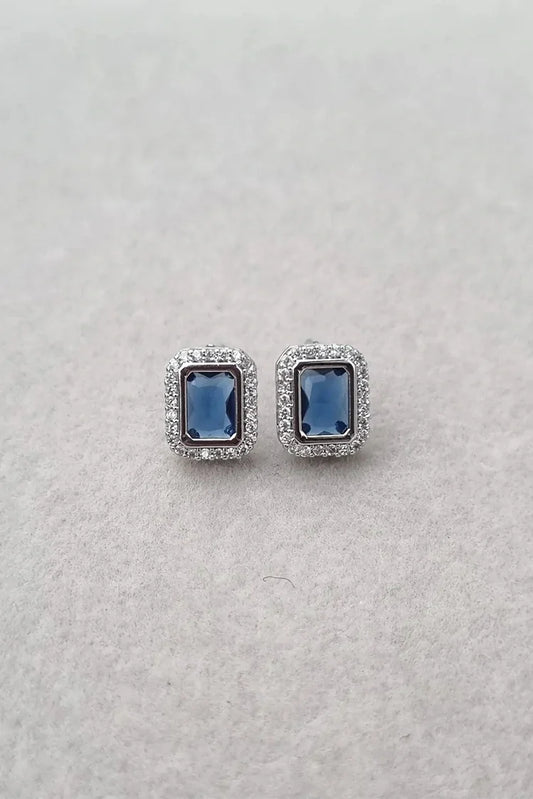 Pastels - Crystal Royal Velvet Earrings - [A]E604