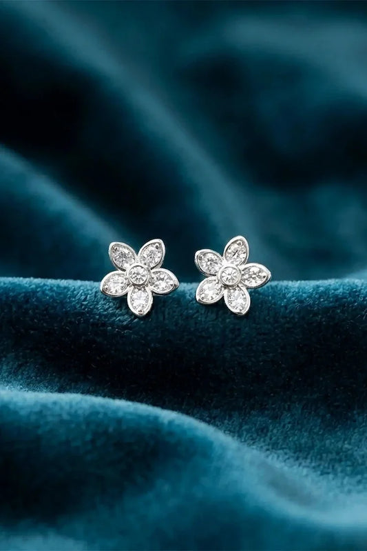 Pastels - Diamond Daisy Studs - [A]E606