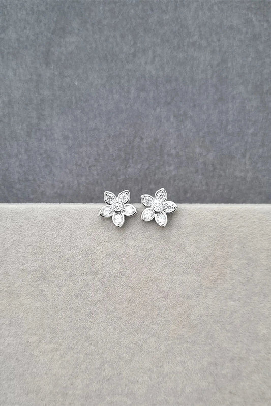 Pastels - Diamond Daisy Studs - [A]E606