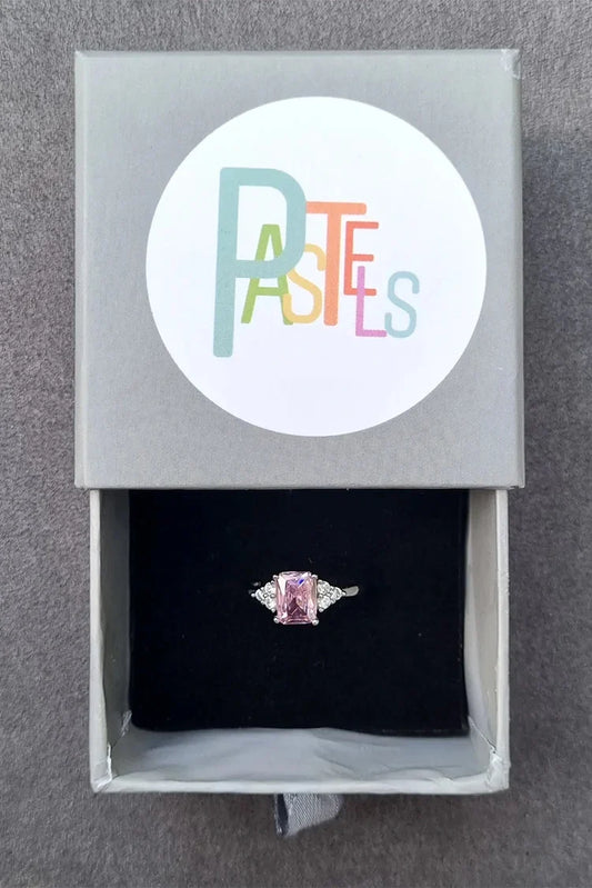 Pastels - Pastel Rose Adjustable Ring - [A]R115