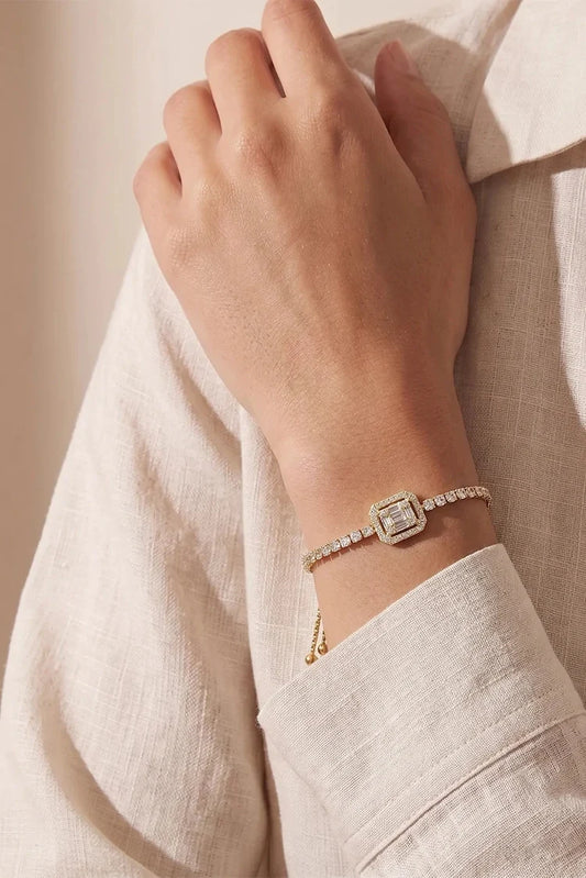 Pastels - Imperial Gold Tennis Bracelet - [H]B135