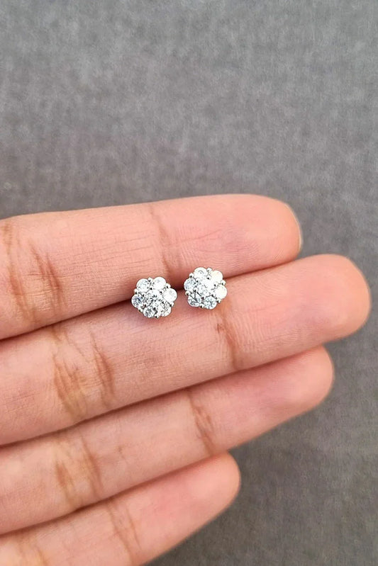 Pastels - Glitz Cluster Mini Stud Earrings - [H]E557