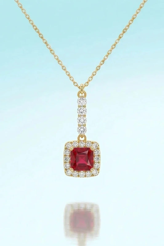 Pastels - Elegant Square Necklace - [H]N185