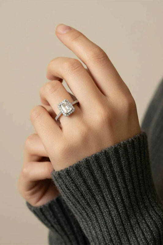 Pastels - Luxury Rectangle Zircon Ring - [M]R092