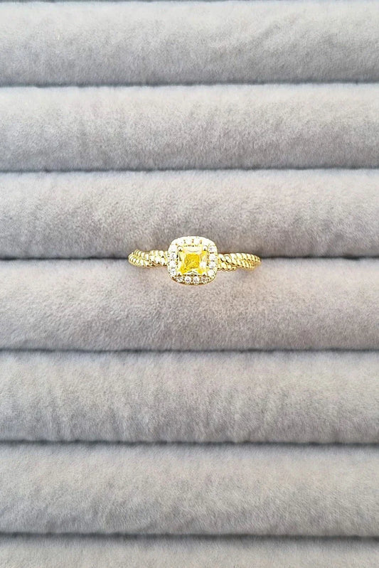 Pastels - Citrine Elegance Ring - [M]R103