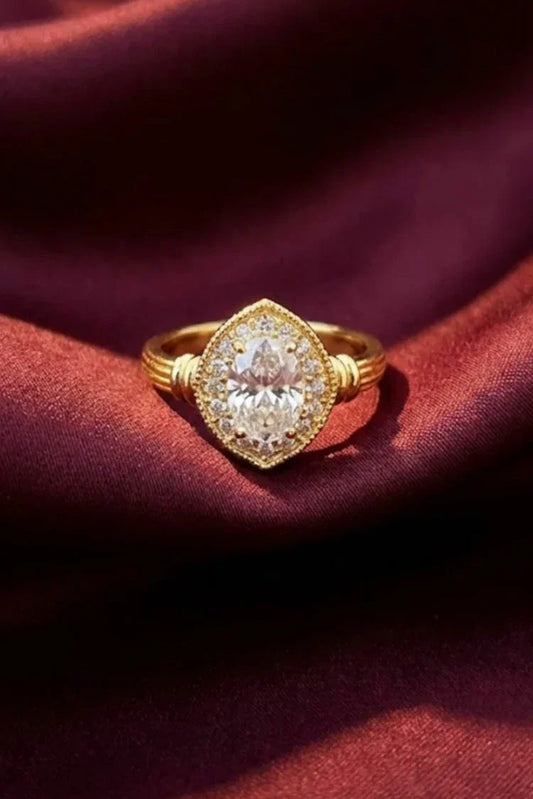 Pastels - Diamond Halo Ring - [M]R106