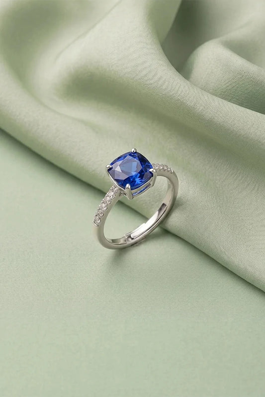 Pastels - Cushion-Cut Royal Adjustable Ring - [M]R114
