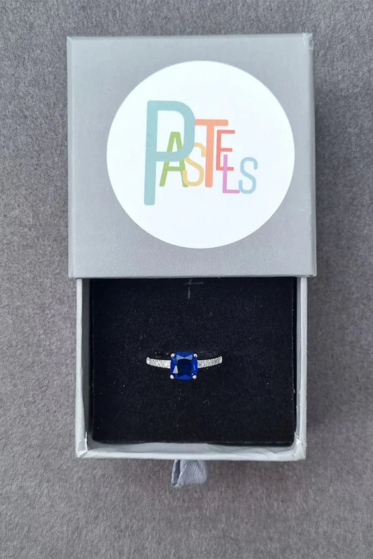 Pastels - Cushion-Cut Royal Adjustable Ring - [M]R114