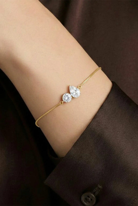 Pastels - Twin Sparkle Adjustable Bracelet - [S]B130