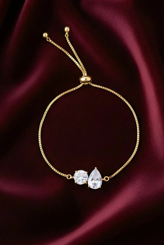 Pastels - Twin Sparkle Adjustable Bracelet - [S]B130