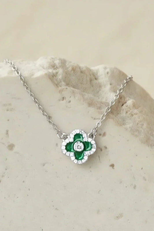 Pastels - Green Flower Power Necklace - [S]N165