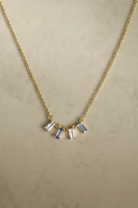 Pastels - Crystal Cascade Necklace - [S]N169