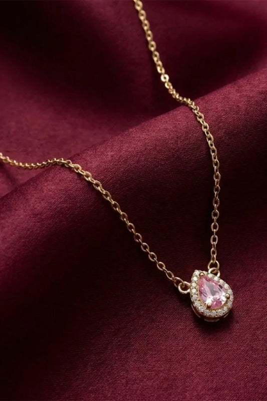 Pastels - Blush Gem Necklace - [S]N181