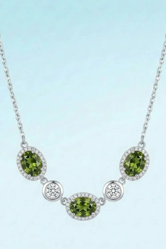 Pastels - Oval Prism Statement Necklace - [S]N187