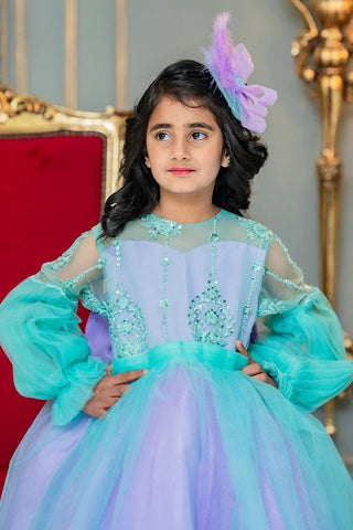 Picture of Fashion With Style Hub - Fancy Frocks - Periwinkle - by Raja Sahib Kids