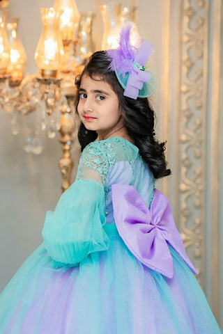 Picture of Fashion With Style Hub - Fancy Frocks - Periwinkle - Available at Raja Sahib