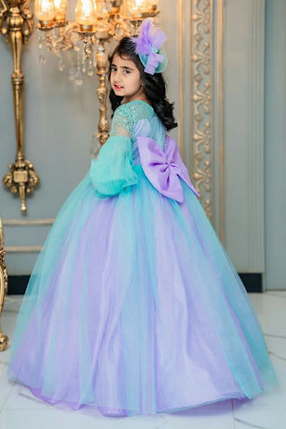 Picture of Fashion With Style Hub - Fancy Frocks - Periwinkle - by Raja Sahib Kids