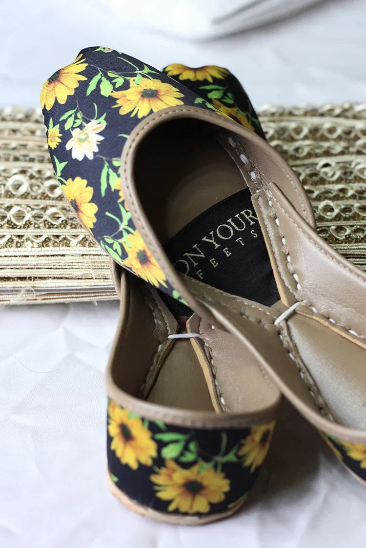 Picture of <!--bum-->On Your Feets - Botanique Collection - Sunflower Bloom - Available at Raja Sahib