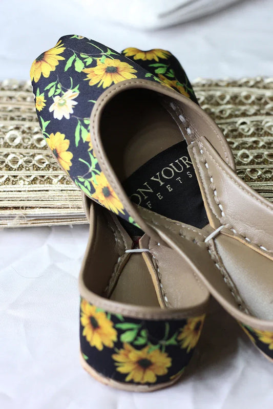 Picture of <!--bum-->On Your Feets - Botanique Collection - Sunflower Bloom - Available at Raja Sahib