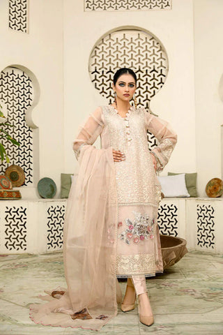 Picture of Maryam Malik - Noor Festive Collection - Praline - Available at Raja Sahib