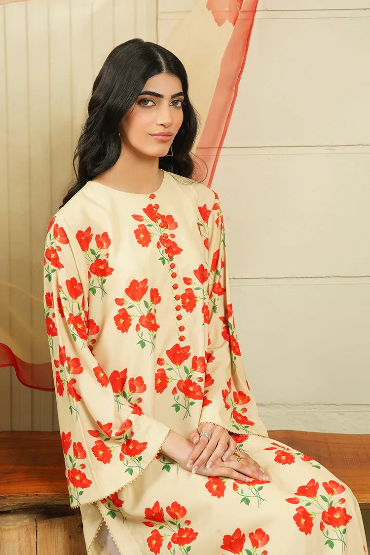 Picture of <!--anj-->Stitch Vibes - Ravayah Eid Collection Vol 1 - Tuscan Bloom Dress - Available at Raja Sahib