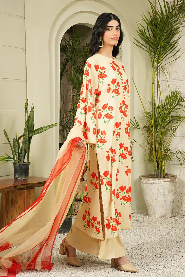 Picture of <!--anj-->Stitch Vibes - Ravayah Eid Collection Vol 1 - Tuscan Bloom Dress - Available at Raja Sahib