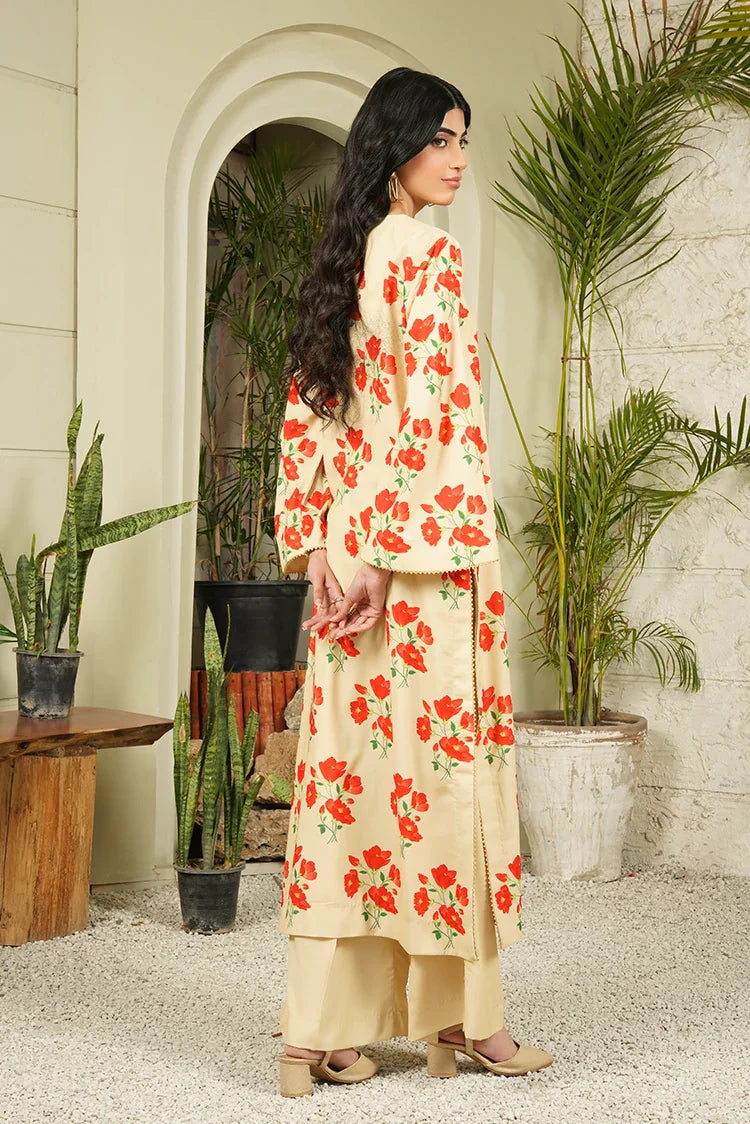Picture of <!--anj-->Stitch Vibes - Ravayah Eid Collection Vol 1 - Tuscan Bloom Dress - Available at Raja Sahib