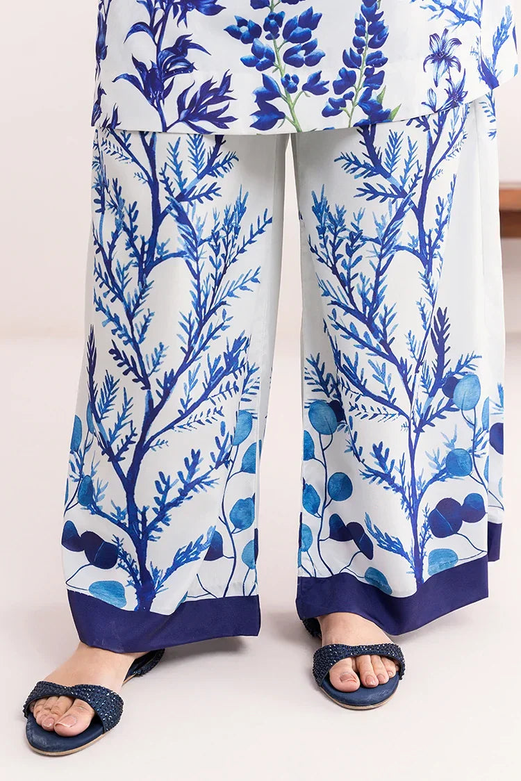 Picture of Stitch Vibes - Ivory Lagoon CO-ord Set - QTX3847 - Available at Raja Sahib