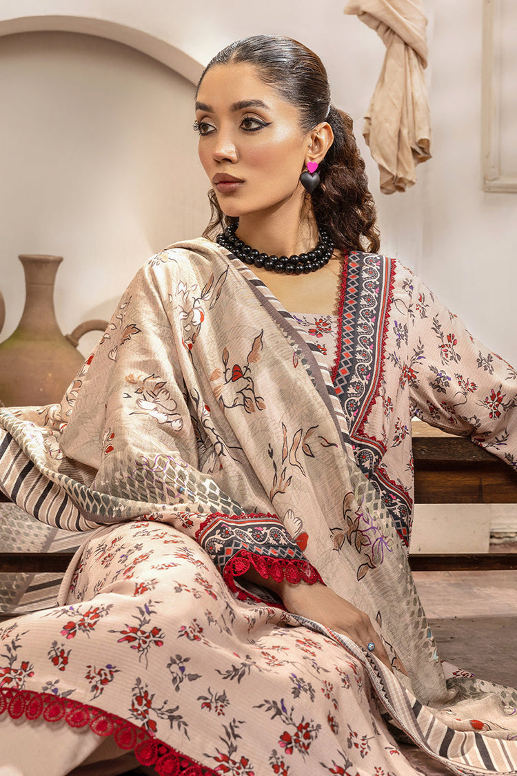 Picture of Safwa - Rada 3 PC Printed Doria Viscose Collection Vol 01 - RAD-03 - Available at Raja Sahib