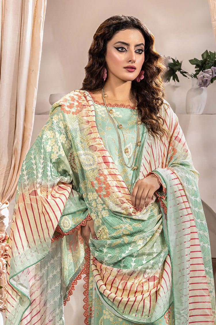 Picture of Safwa - Rada 3 PC Printed Doria Viscose Collection Vol 01 - RAD-05 - Available at Raja Sahib