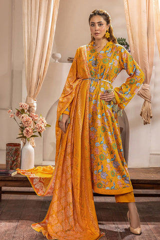 Picture of Safwa - Rada 3 PC Printed Doria Viscose Collection Vol 01 - RAD-07 - Available at Raja Sahib