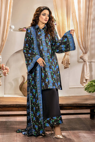 Safwa - Rada 3 PC Printed Doria Viscose Collection Vol 01 - RAD-09