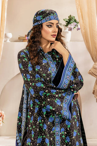 Picture of Safwa - Rada 3 PC Printed Doria Viscose Collection Vol 01 - RAD-09 - Available at Raja Sahib