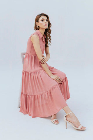 Picture of The Slay Wear - Western Top - Radiant Ruffle Dress - Available at Raja Sahib