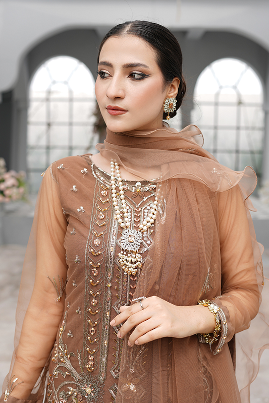 Picture of Layout - Elegance Unstitched Embroidered Collection - Regine - Available at Raja Sahib