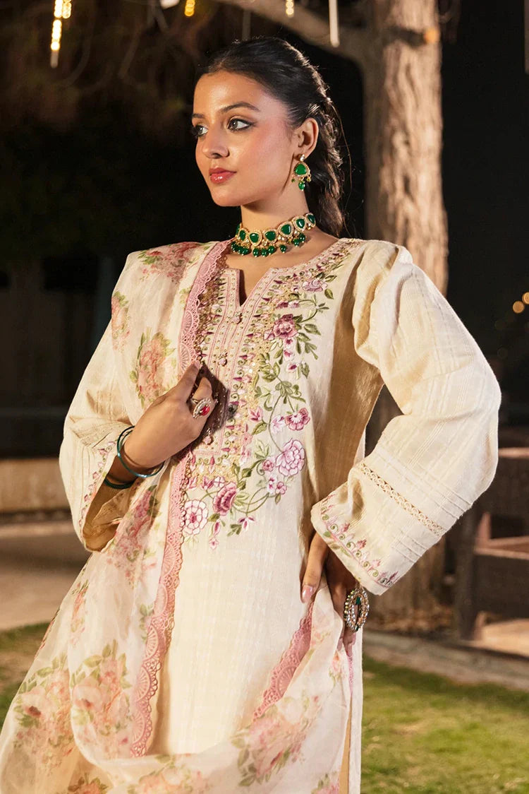 Picture of Zaib un Nisa - Rung e Eid Luxury Pret - Sona - Available at Raja Sahib