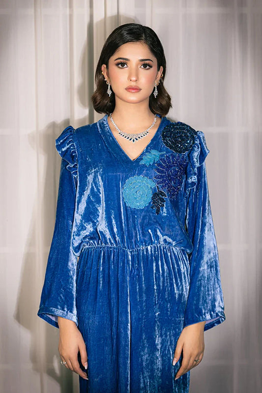 RJ'S Pret - Velours Exclusive Velvet Collection - Ocean Blue