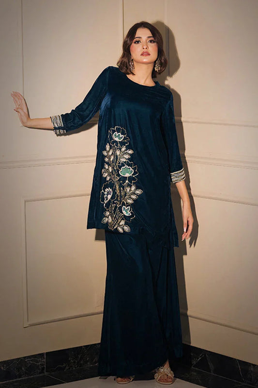 RJ'S Pret - Velours Exclusive Velvet Collection - Deep Sea Green
