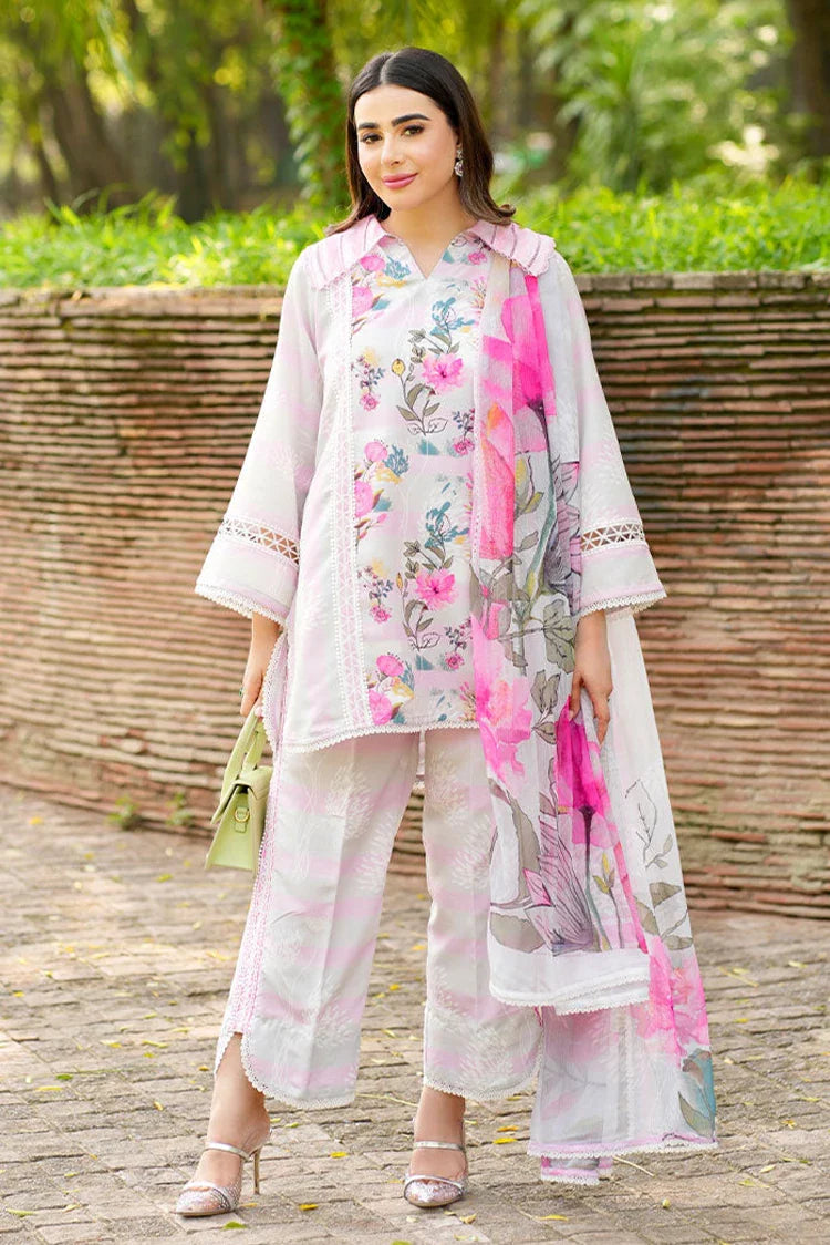 Picture of Rjs Pret - Vignette Digital Printed Collection - Floral Stripe - Available at Raja Sahib