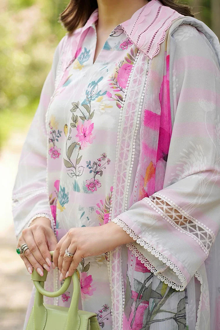 Picture of Rjs Pret - Vignette Digital Printed Collection - Floral Stripe - Available at Raja Sahib