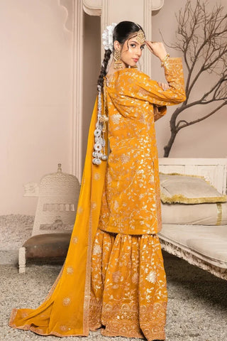 Picture of Abaan Zohan - Rang e Haya Collection - Riwaj Mustard - Available at Raja Sahib