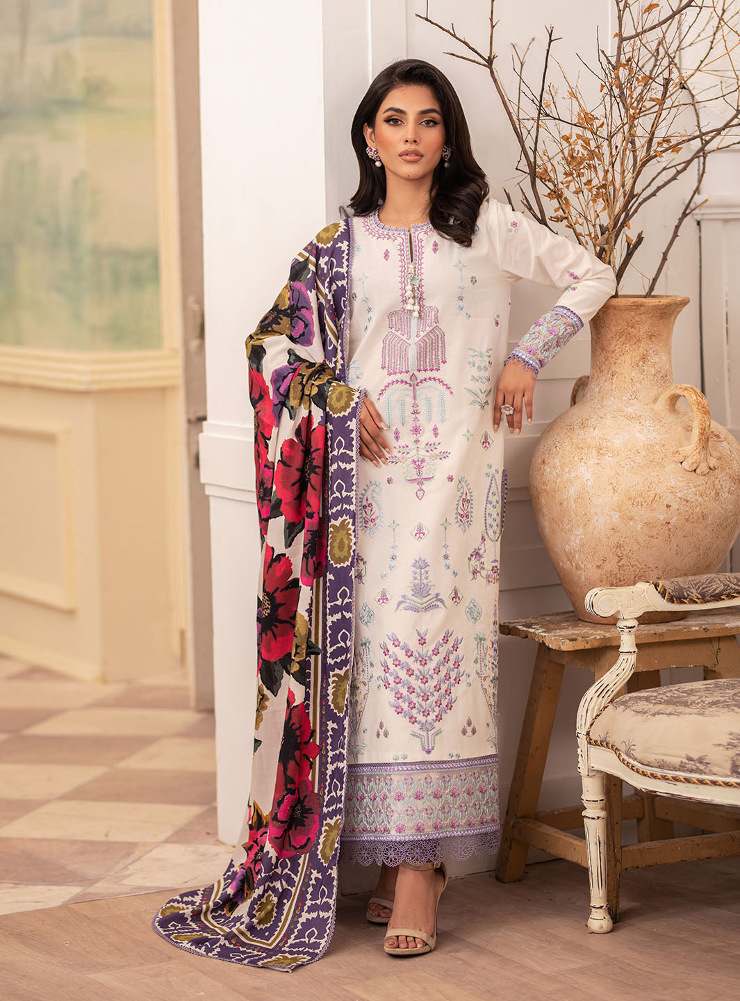 Picture of Roheenaz - Meraki Winter Collection - Hailee - Unstitched - Available at Raja Sahib