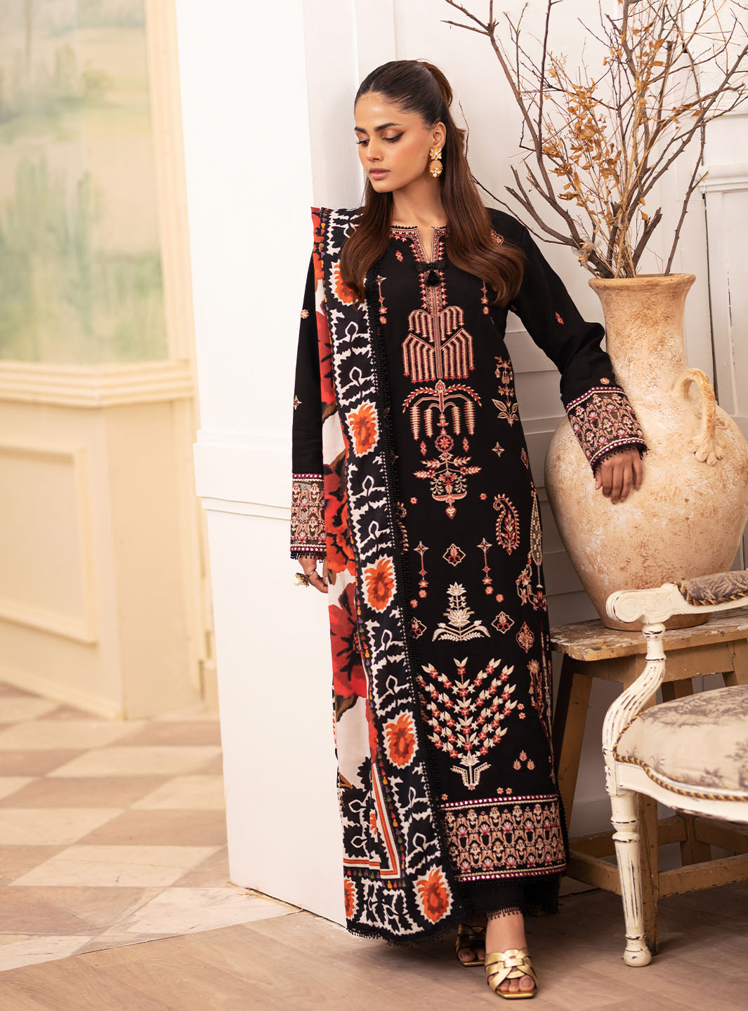 Picture of Roheenaz - Meraki Winter Collection - Freya - Unstitched - Available at Raja Sahib