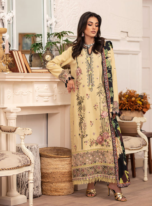 Picture of Roheenaz - Meraki Winter Collection - Evie - Unstitched - Available at Raja Sahib