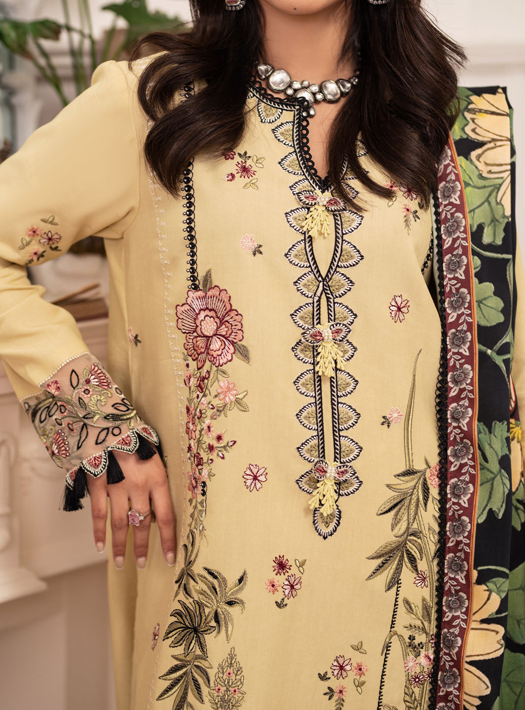 Picture of Roheenaz - Meraki Winter Collection - Evie - Unstitched - Available at Raja Sahib