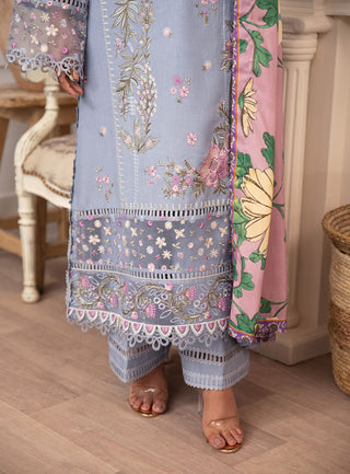 Picture of Roheenaz - Meraki Winter Collection - Raya - Unstitched - Available at Raja Sahib