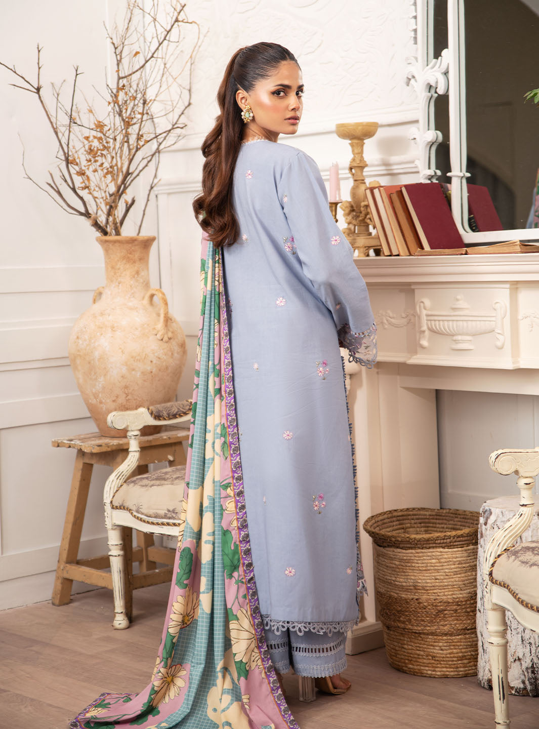 Picture of Roheenaz - Meraki Winter Collection - Raya - Unstitched - Available at Raja Sahib