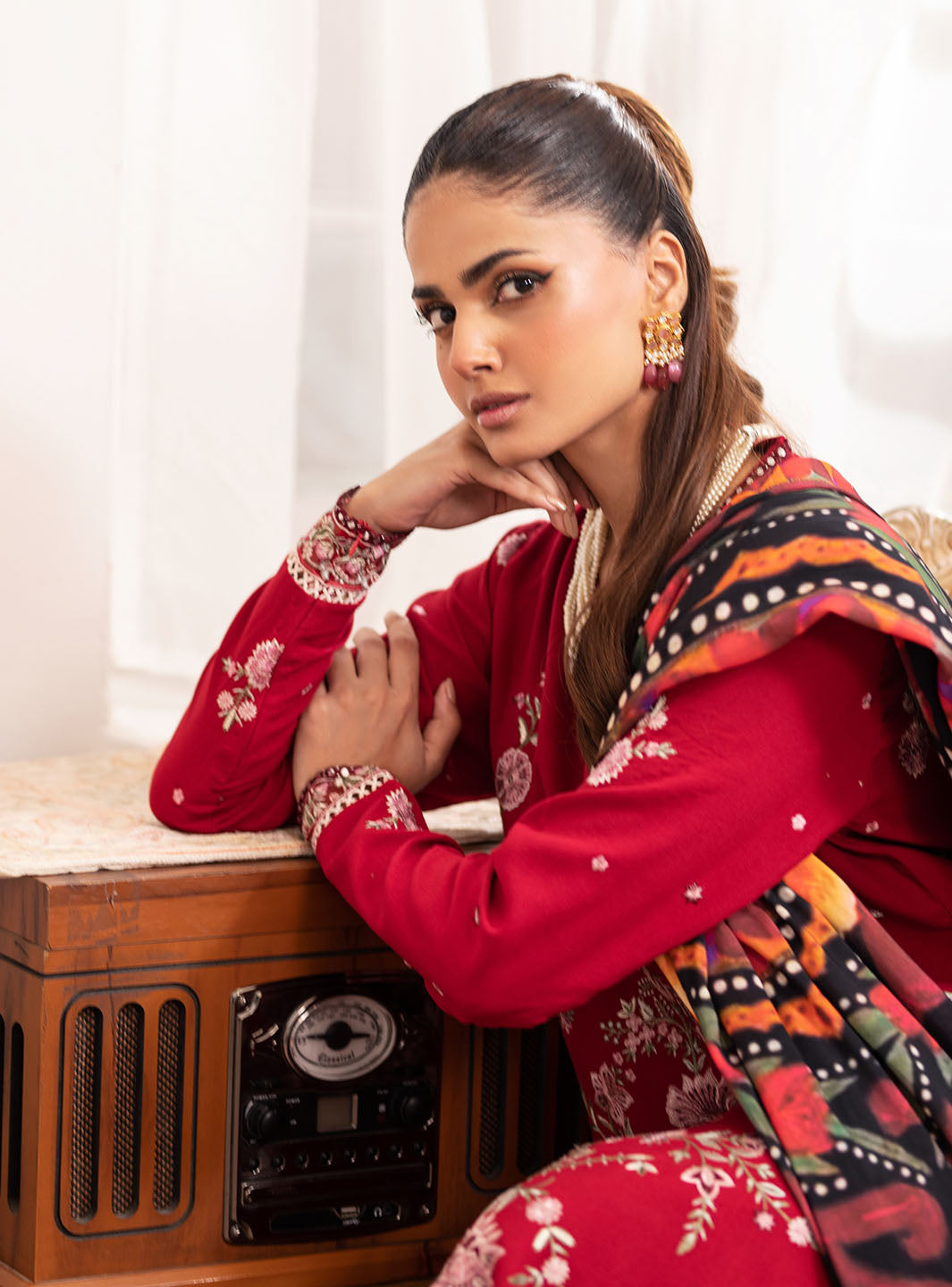 Picture of Roheenaz - Meraki Winter Collection - Elara - Unstitched - Available at Raja Sahib